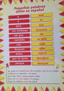 Pequeñas palabras útiles en español